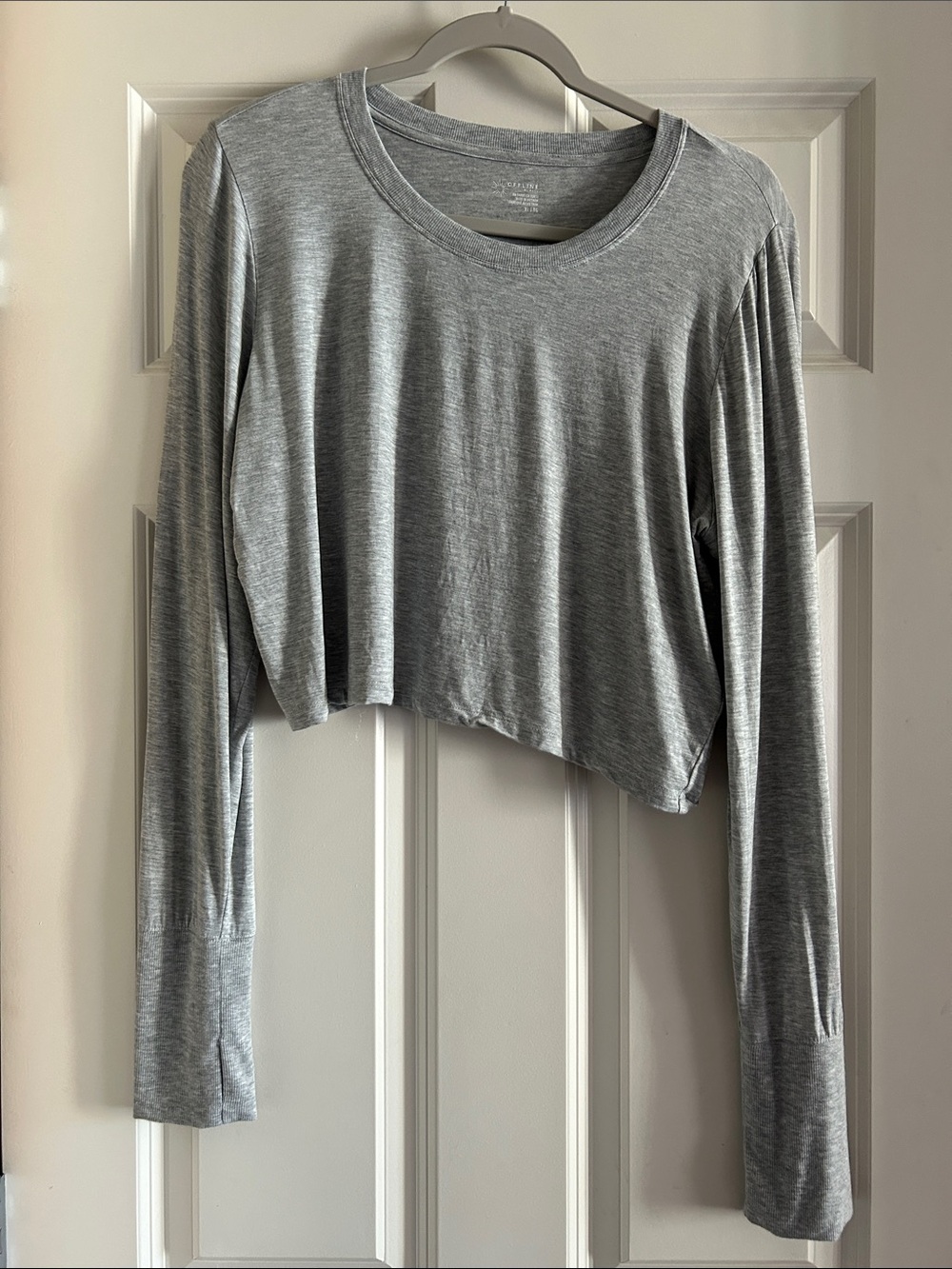 Offline by Aerie Long-Sleeve Cropped Tee XL